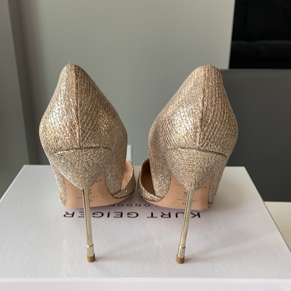 Kurt Geiger champagne sparkly shoes - 8.5 - Picture 4 of 5